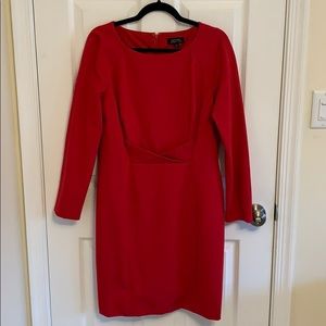 Tahari Red Cocktail Dress